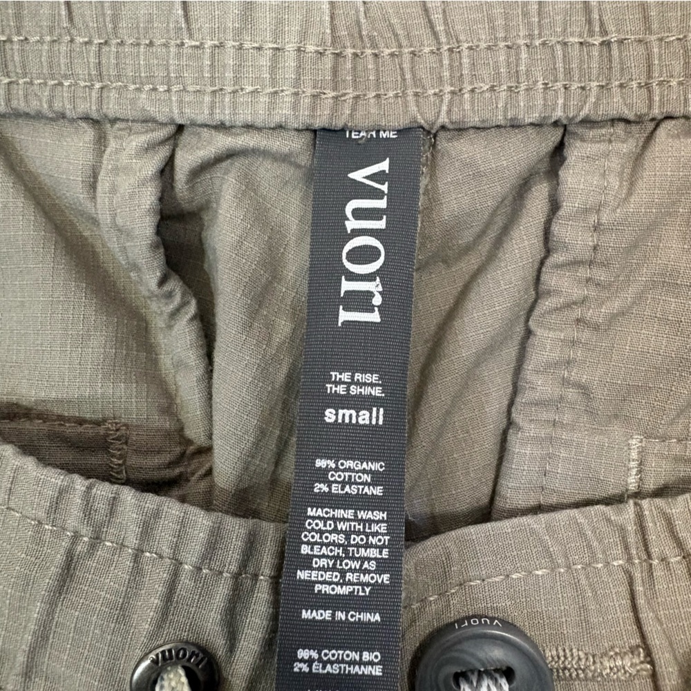 Vuori Ripstop DuraTerra Pants Men's Small Organic Cotton Slim Fitting Joggers - Picture 5 of 10